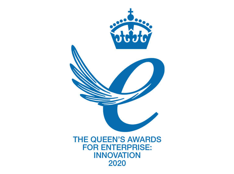 Queens Award for Enterprise: Innovation 2020 logo award