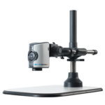 EVO Cam digital microscope on multi axis stand