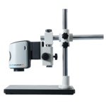 EVO Cam digital microscope on single arm boom stand